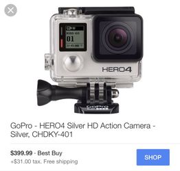 Go pro hero 4 silver HD