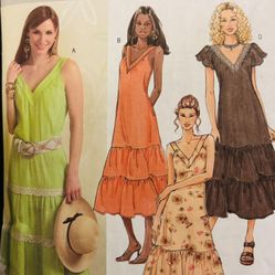 Butterick B4794   Easy Pattern Dresses Sizes 16-22 Pre Owned Complete