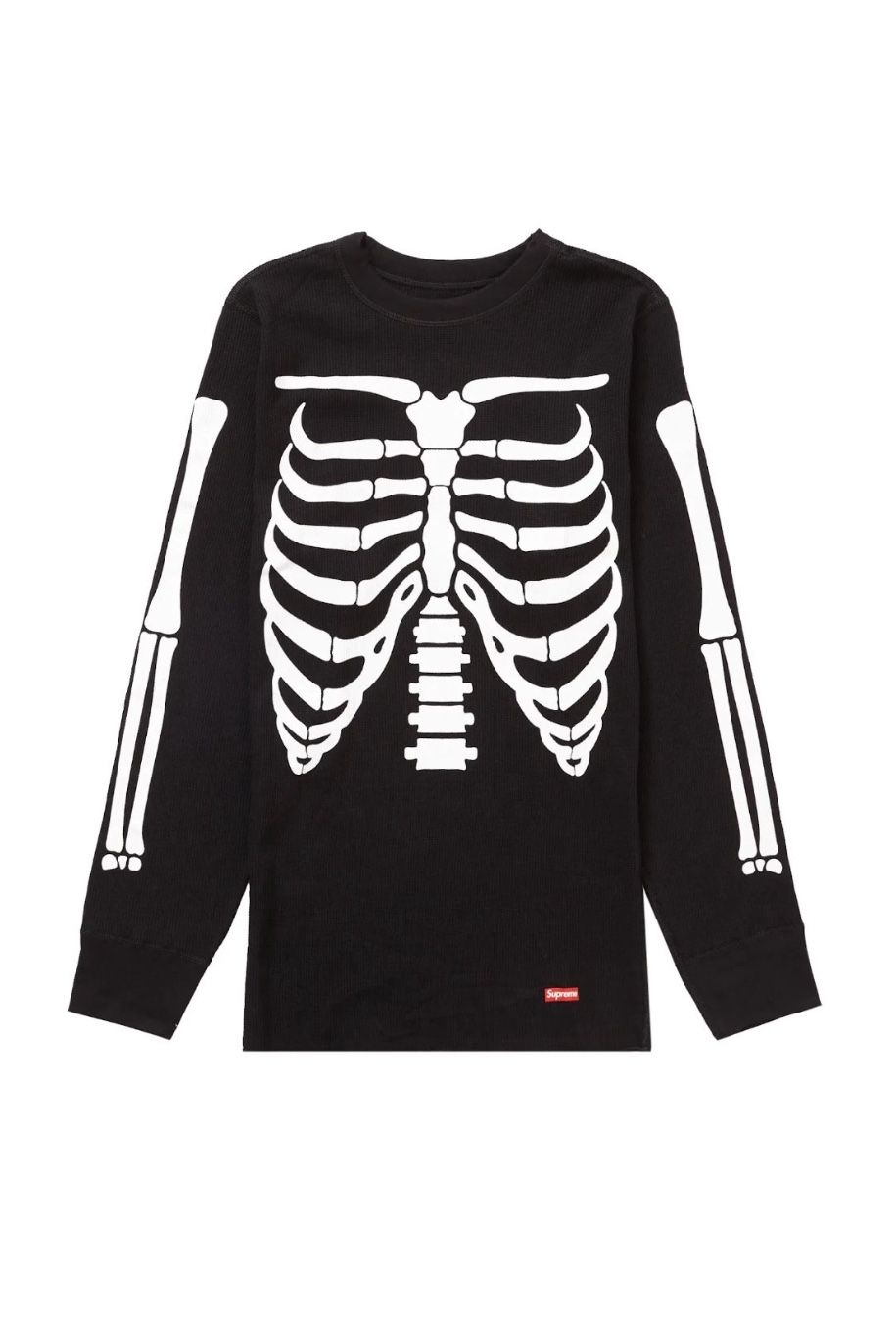 Supreme Hanes Thermo Black Crew XL