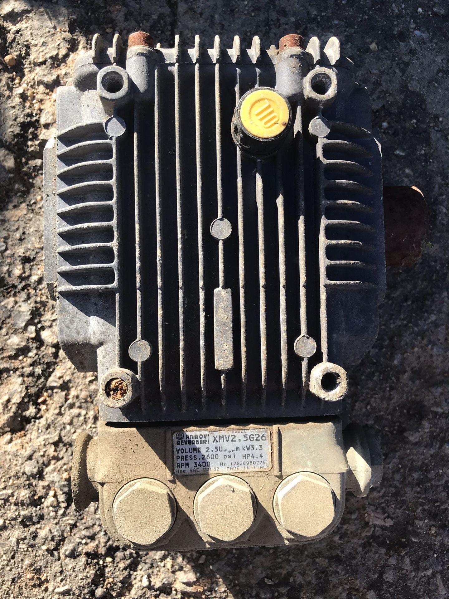 Pressure washer pump annovi