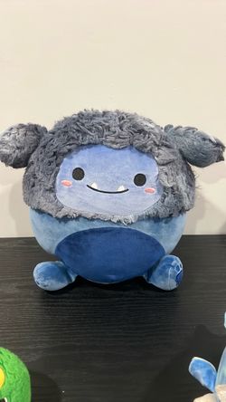 Squishmallow Blue Monster Bigfoot Plush