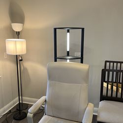 IKEA lamps, bar stools and office chair