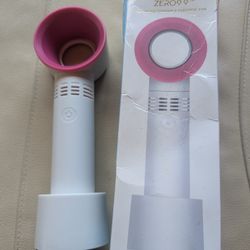 Bladeless Fan USB C Rechargeable Handheld Dyson Style Cordless Kid Safe Blade Free Mini Portable Air Blower Li-ion Battery Powered Wireless Cooler REi