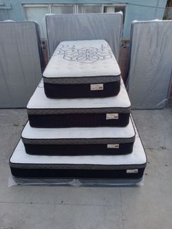 Full Size Mattress Pillow Top  12"  New Mattress In A Plastic Sealed