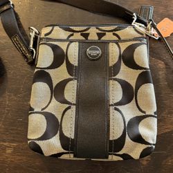 Coach Canvas Messenger Bag