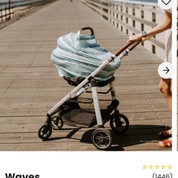 Copper Pearl Infant Car seat, Cart Cover and Nursing Cover. Like New ! 