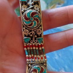 Turquoise Silver Sterling Bracelet 
