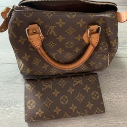 Louis Vuitton Hang Bag and Wallet. Made in France for Sale in