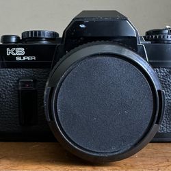 Vintage Sears KS Super 35mm Film SLR Camera w/ 50mm Lens + 52mm Filter