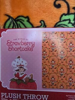 Strawberry shortcake blanket
