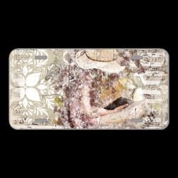 License Plate Novelty Car Front Art Collage Design Colorful Color