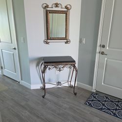 Table & Matching Mirror