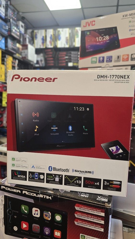 Pioneer Dmh-1770  Bluetooth AppleCarPlay AndroidAuto Stereo Receiver