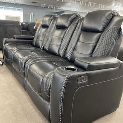 Ashley <Living Room Set Reclining Power LED Free Delivery 