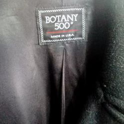 "Botony 500 Made In USA" Daroff Whool Blue Overcoat Hughes 