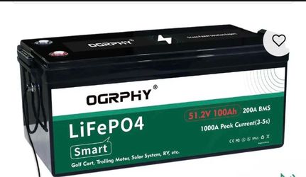 OGRPHY 48V100AH Lithium Golf Cart Battery