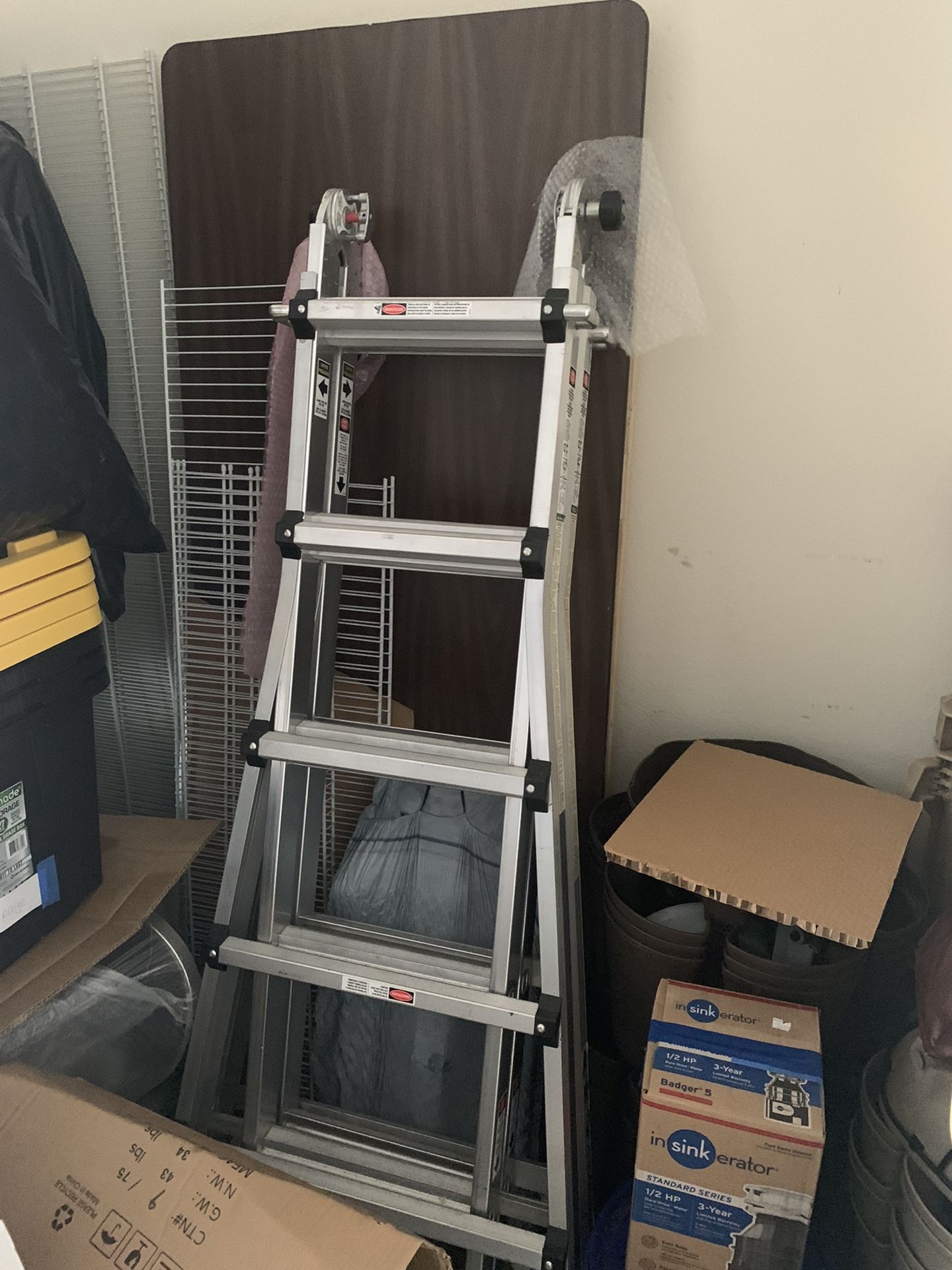 Aluminum Telescoping Multi-Position Ladder 