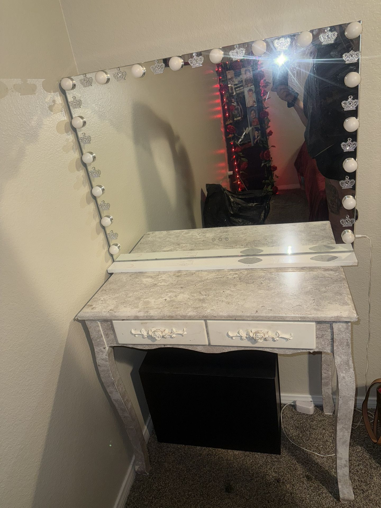 Mirror And Desk