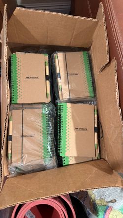 100 The Livelife Notepads with Pen (80-Sheet each, 7”x5”)