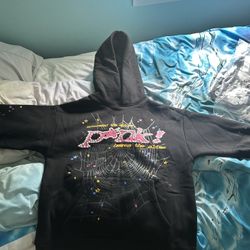 Sp5der Hoodie Pink V1