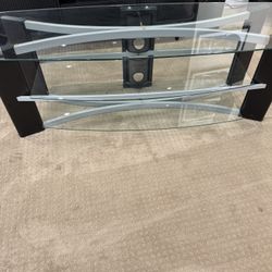 Glass Tv Entertainment Stand