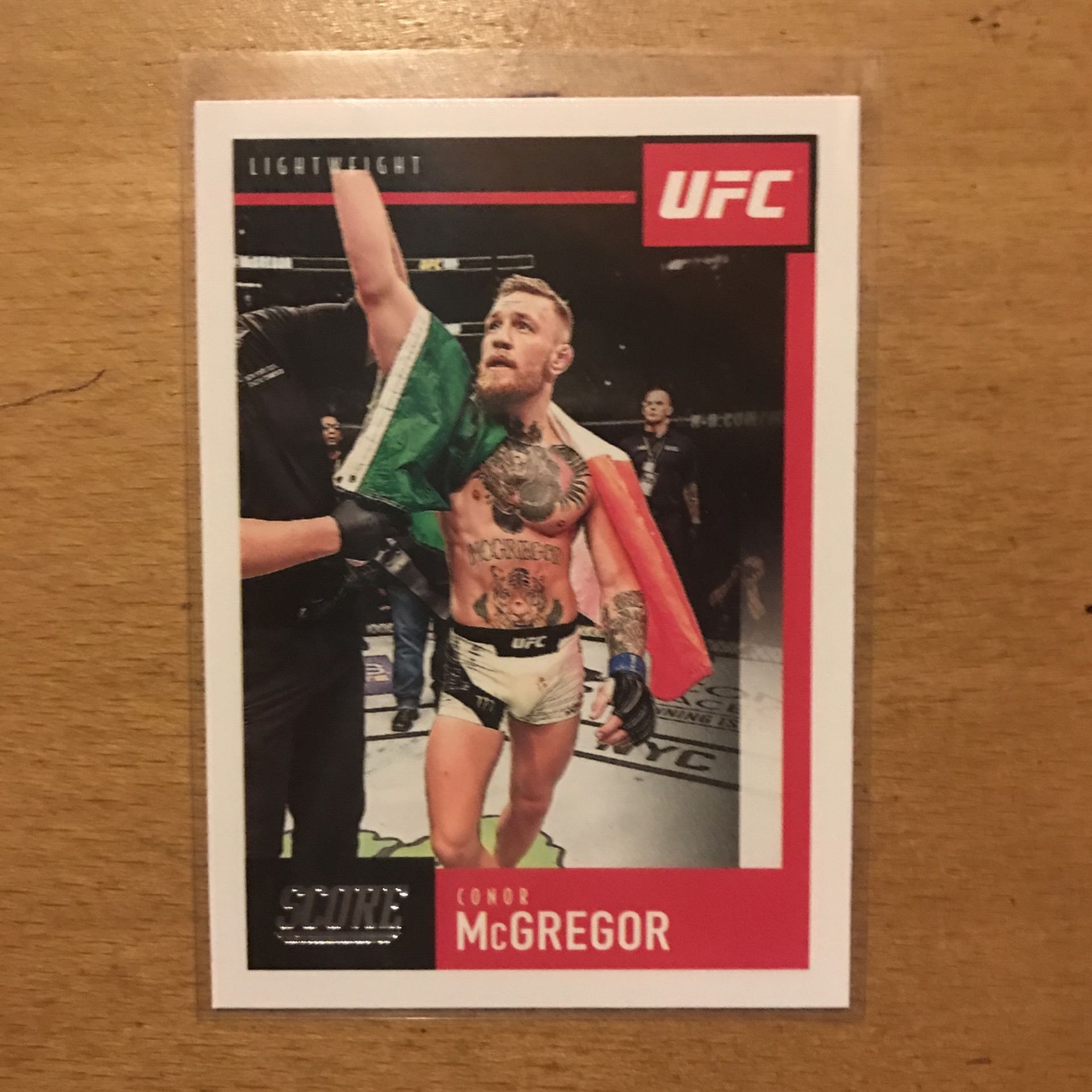 2021 SCORE CONNER McGREGOR CARD