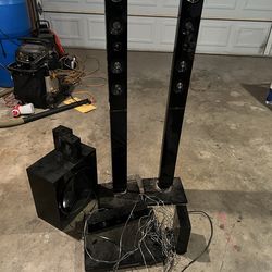 Bluetooth Samsung stereo system with subwoofer