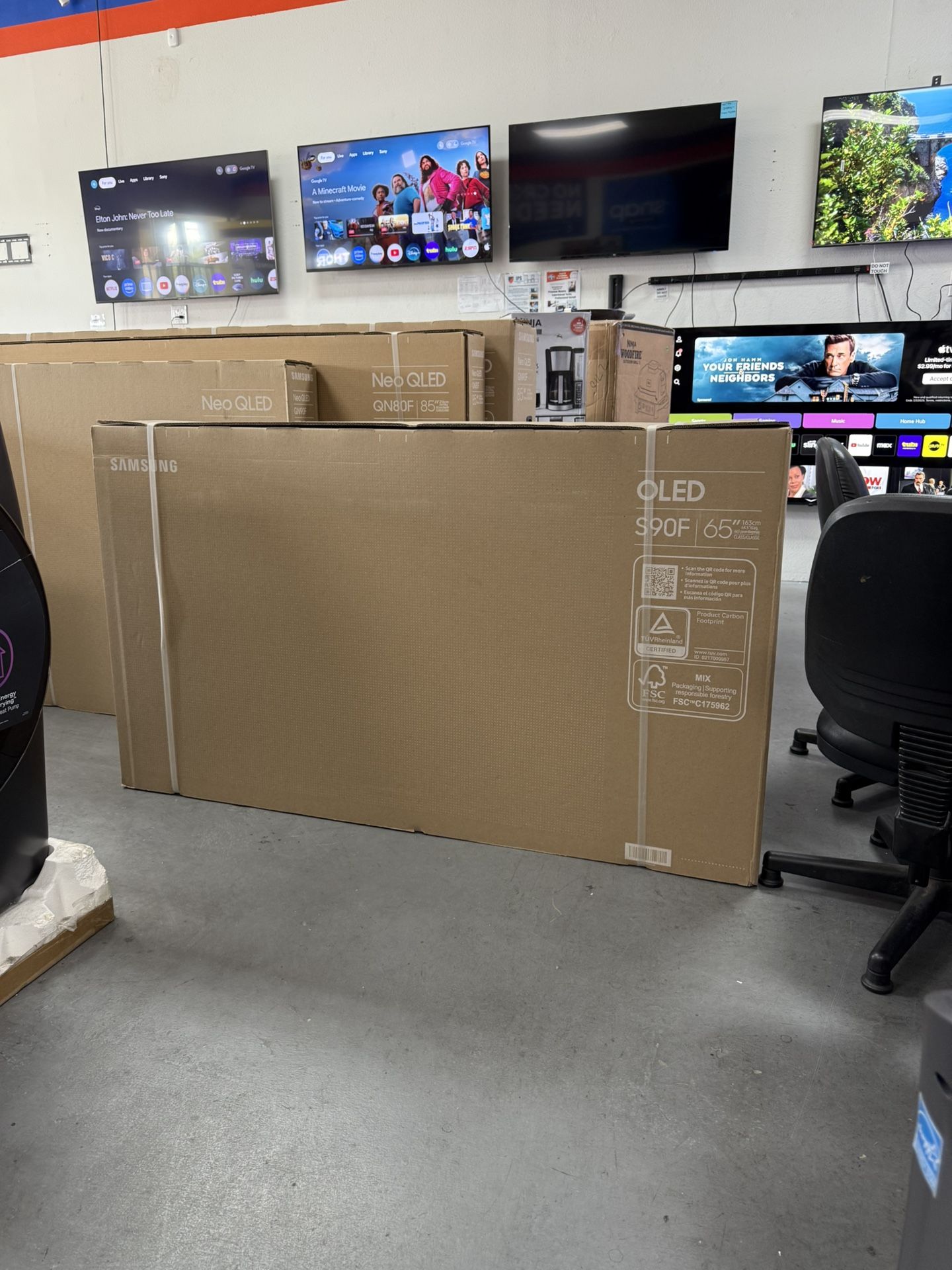 65” SAMSUNG QD OLED S90F 4K SMART TV