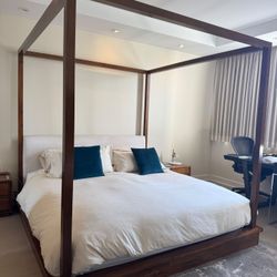 CB2 King Canopy Bed – Only $500 (Moving!! )