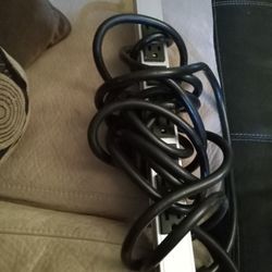 New Stainless Steel Multi  Outlet  Power Strip Nuevo Para Diferentes  Conexciones 