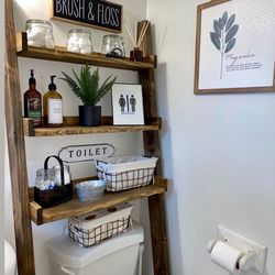 Leaning Ladder Shelf