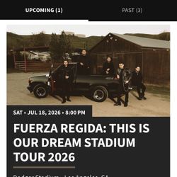 Fuerza Regida Tickets 
