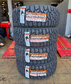 ‼️📲35x12.50R18 Arroyo Tamarock RT tires new installed and balanced