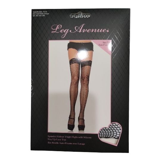 Lace Top Fishnet Stockings New Gothic Women's Halloween Costume