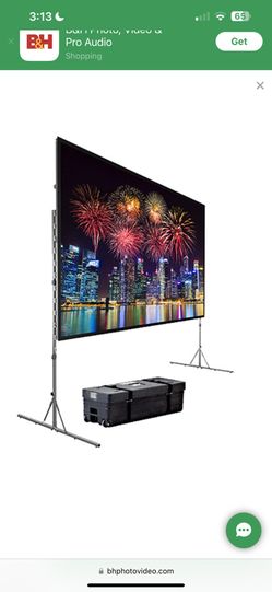 Da-Lite Fast-Fold Deluxe projector screen 6x8 