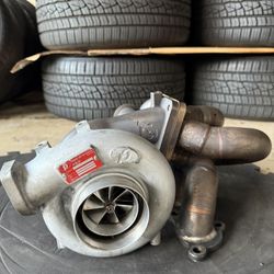 Evo 8/9 FP Red Turbo + JMF Tubular Manifold 
