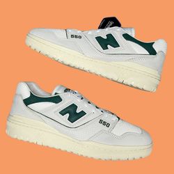 New Balance 550 BB550LGR Permafrost Dark Alpine Green Men’s 14 