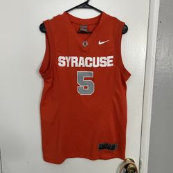 Syracuse University Orange Nike  Elite Men’s Small #5 Jersey