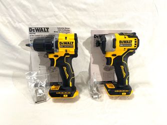 Brand new DeWalt 20 V brushless impact driver and drill driver. Tools only.