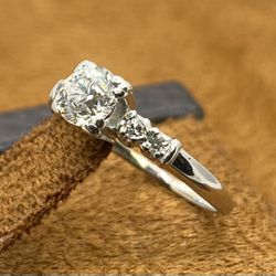 Platinum Diamond Engagement Ring 