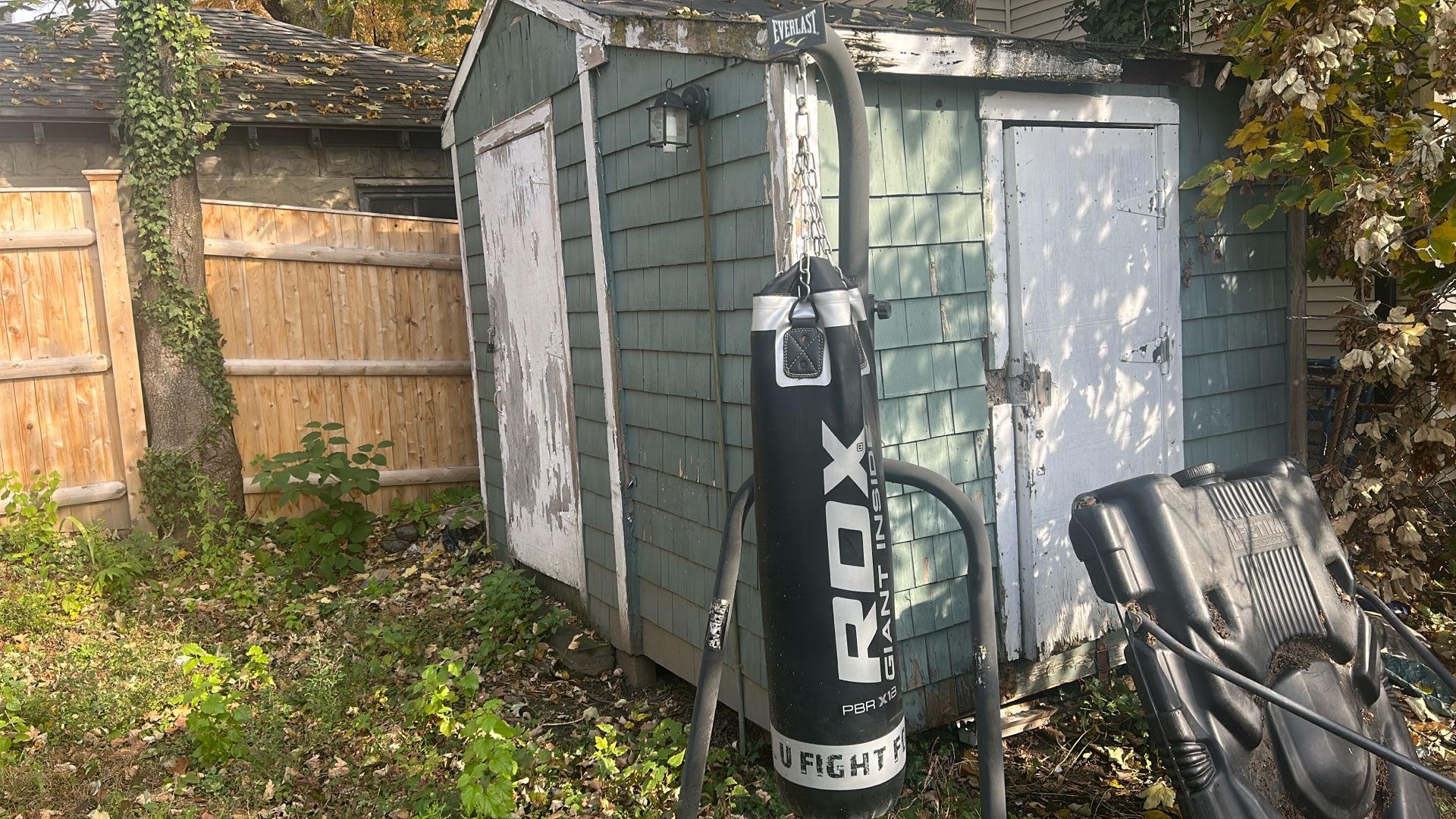 Heavy Bag And Holder