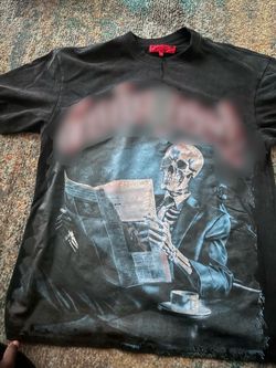 Designer skeleton graphic tshirt