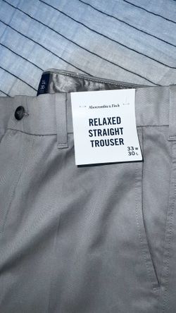 Abercrombie and fitch relaxed straight trousers