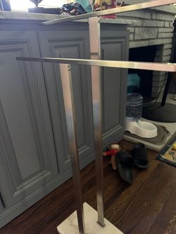 Towel Bar Stand For Two Towels