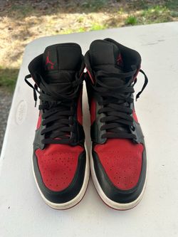 Jordan  mid gym red/black/white BRED retro size 13