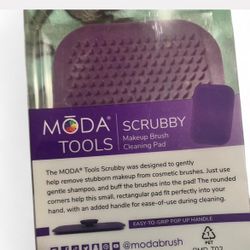 Purple Makeup Brush Cleaner. 