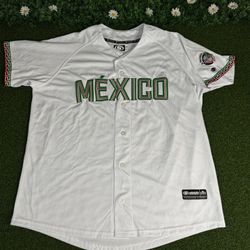 Elsiglo Mexico Mazatlan Serie Del Caribe Embroidered Jersey XL White RARE SEE