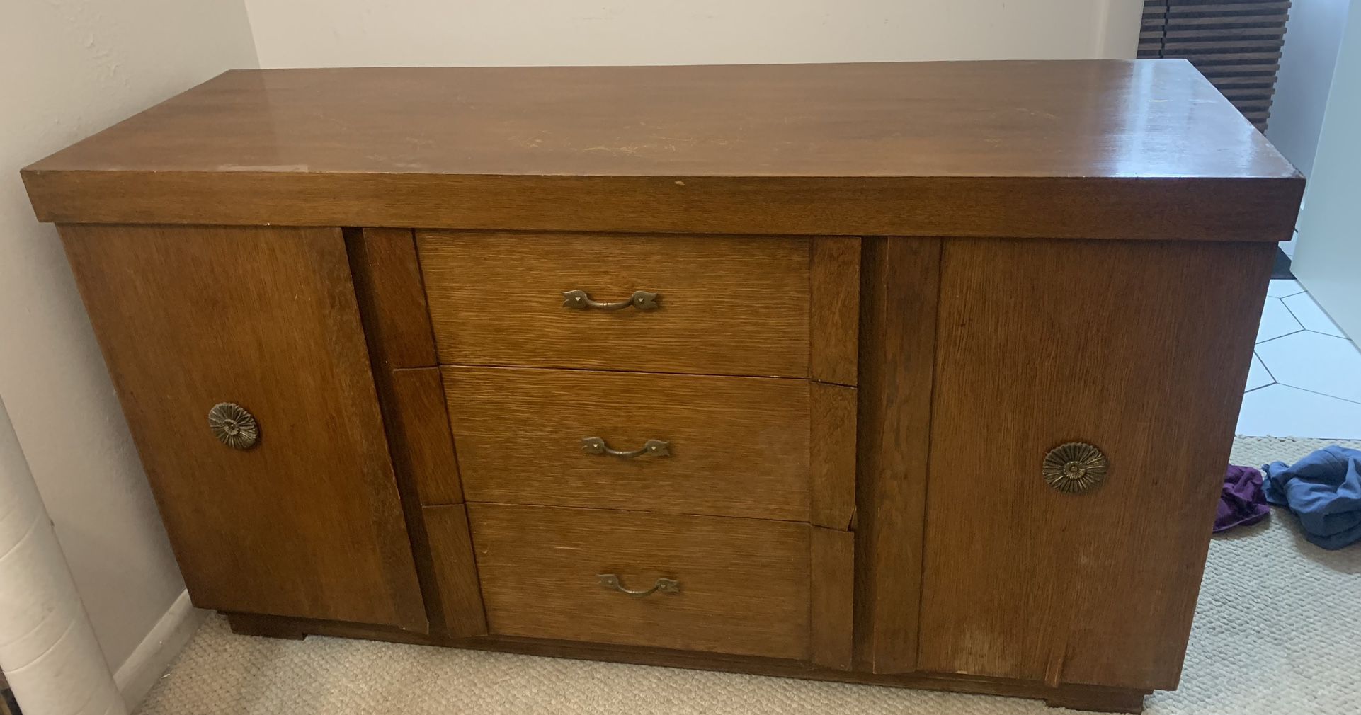 Antique Solid Wood Dresser