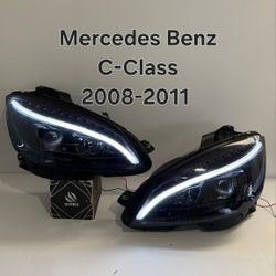 Mercedes Benz C-Class 2008-2011 Headlights 