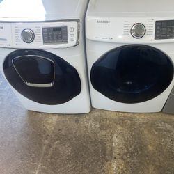 Samsung Set Washer And Dryer Electric Good Condition We Delivery 